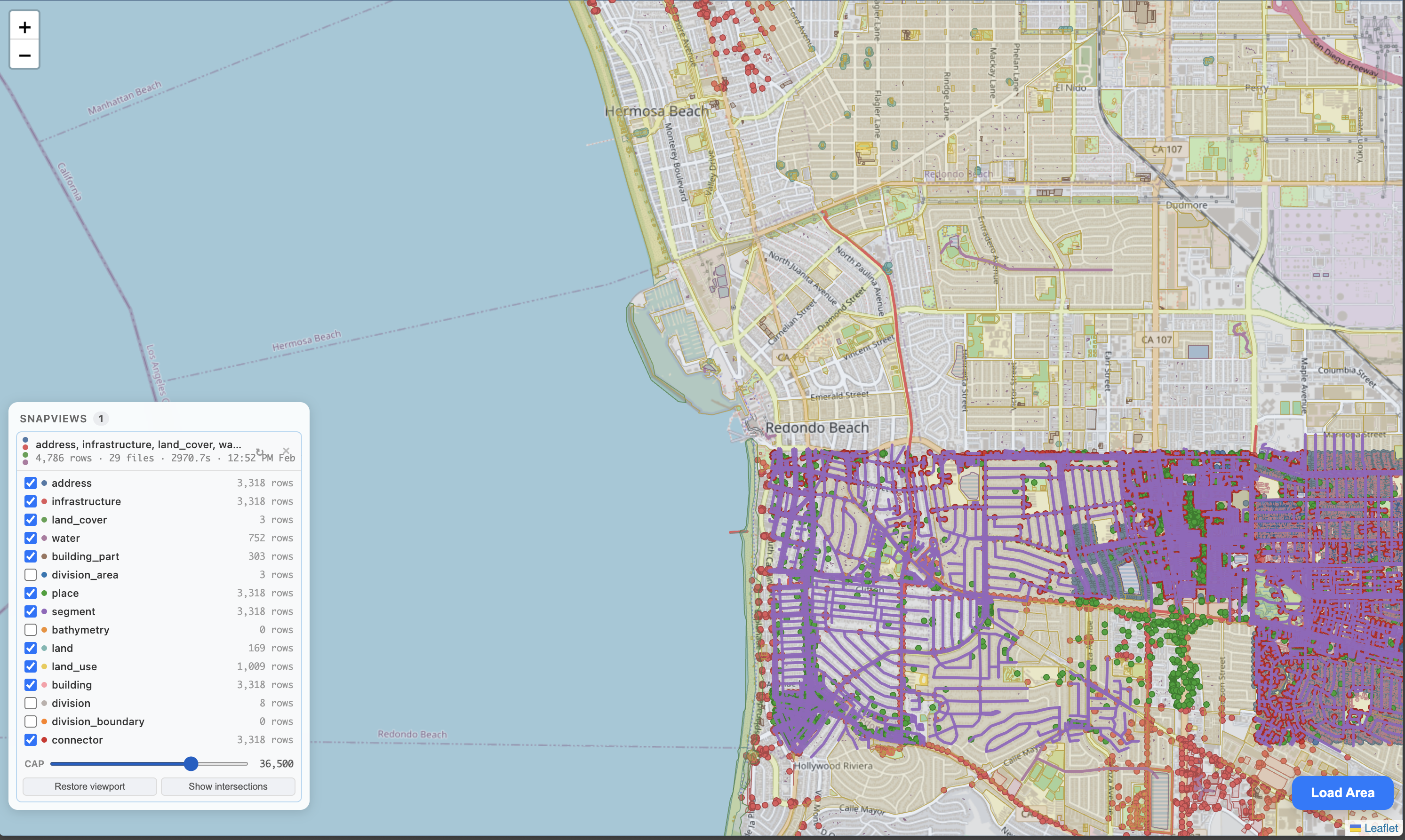 Dense overlay of multiple themes