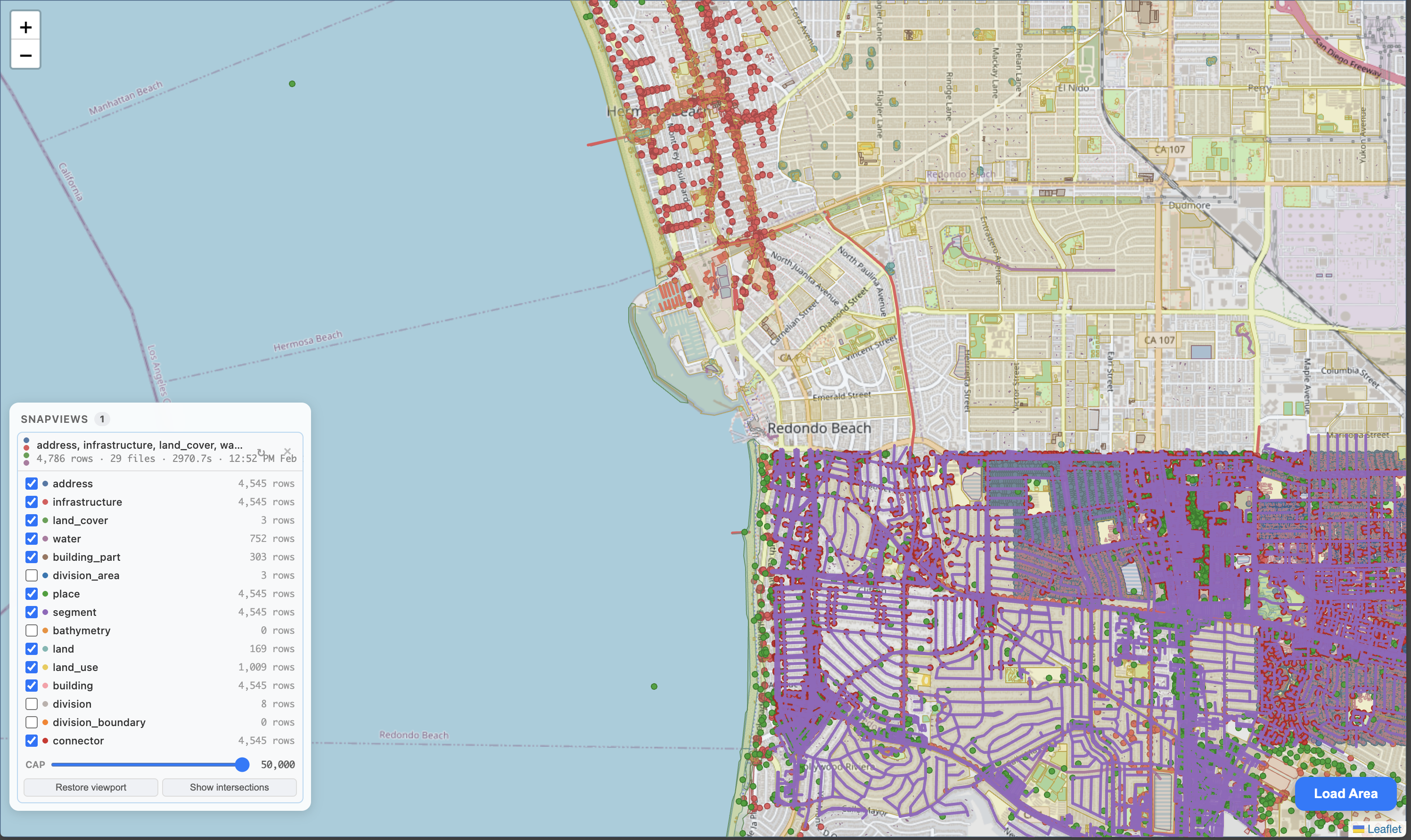 Even denser overlay with more points/lines